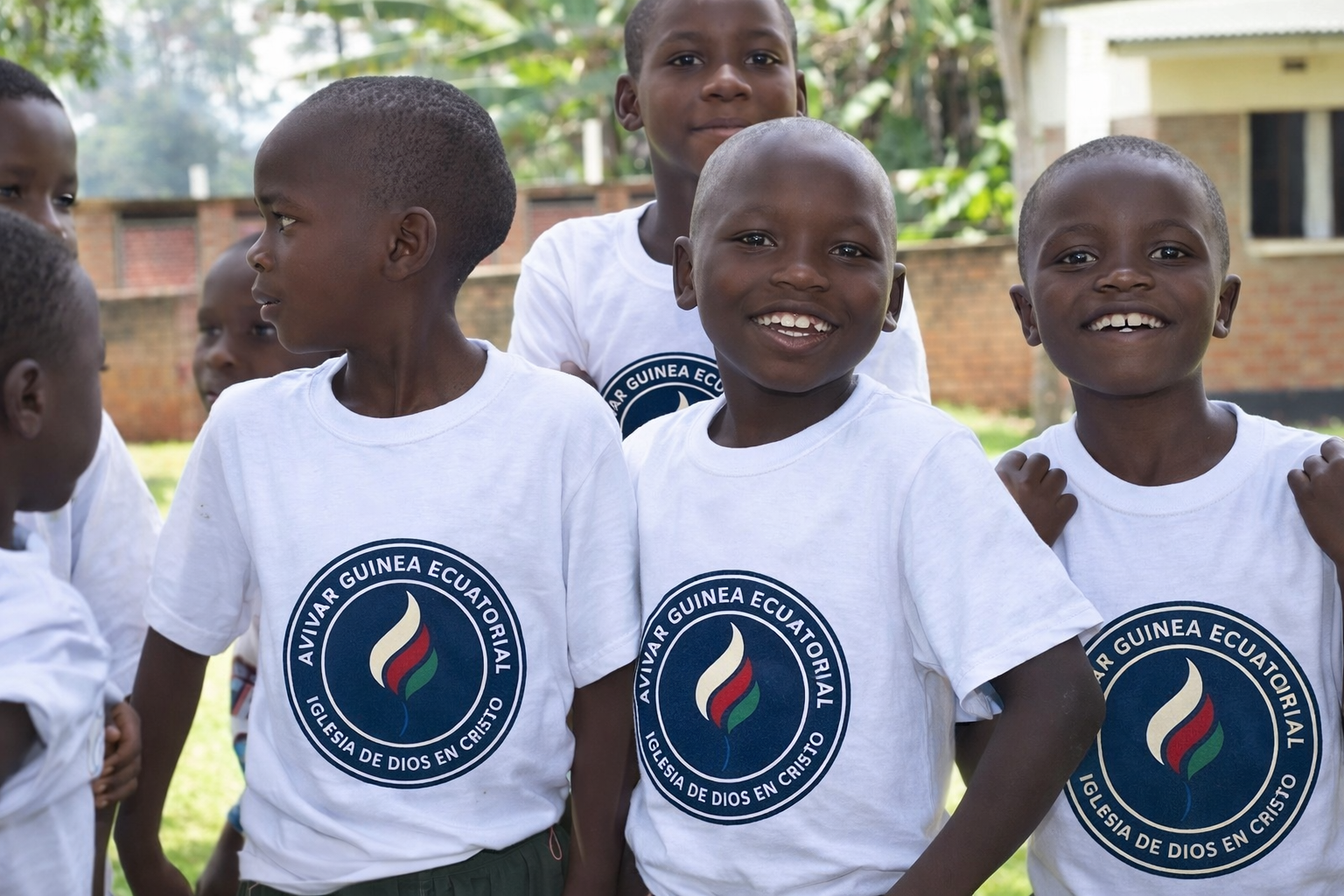Children connected with the ministry in Equatorial Guinea.