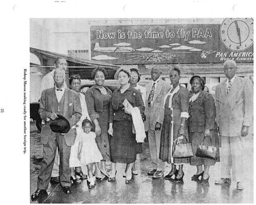 Archival delegation photograph associated with international church travel.